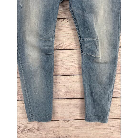 Diesel Eazee Relaxed Boyfriend Low Waist Jeans Womens 27x32 Blue Light Wash - Picture 5 of 12